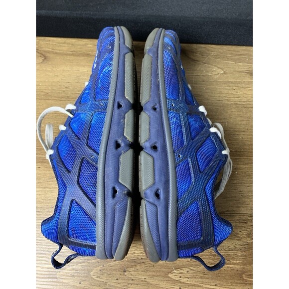 Huk Attack Performance Fishing Angler Sneaker Men Size 8.5 Blue Camo - Picture 7 of 9